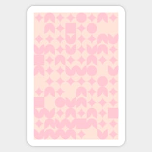 Soft Geometric Pattern - Flowers - Stars #6 Sticker